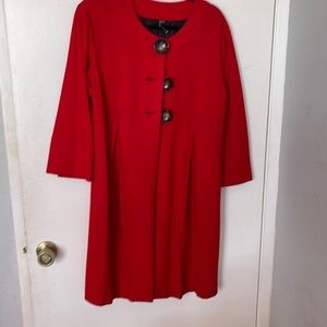 Woolen Red Coat